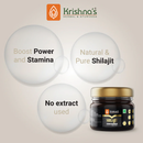 KRISHNA'S HERBAL & AYURVEDA Pure Shilajit- 10g , 30g, 50g ,100% Pure Himalayan Shilajit,Helps To Boost Performance,Power,Stamina,Endurance,Strength & Overall Wellbeing ,Surya Tapi Process - Resin