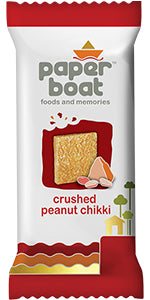 Paper Boat Chikki Jar, Peanut Bar, No Added Preservatives and Colours (50 Pieces, 16g Each)