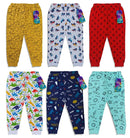 Baby Boys Cotton All Over Print Pajama Bottom (Pack of 6)