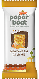 Paper Boat Chikki Jar, Peanut Bar, No Added Preservatives and Colours (50 Pieces, 16g Each)