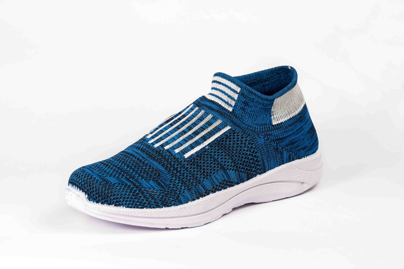 Infinity Air Men's Navy Blue Stripped Shoes