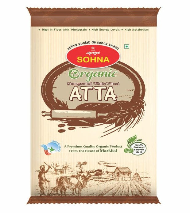 Sohna Organic Aata-(5kg)
